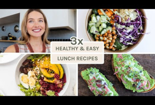 Make Lunch with me | 3x Healthy & Easy Lunch Recipes | Sanne Vloet
