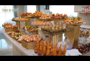 Buffet Table Decorating Ideas # 025 | Appetizer table for parties from a variety of finger foods