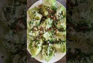 A Mind-Blowing Wedge Salad #salad #recipe #recipes #salads
