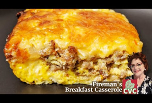 Fireman's Breakfast Casserole - Old Fashioned Southern Style Cooking