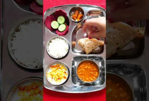 Healthy dinner thali #shorts #ytshorts #dinnerthali #dinner #healthy #trending #viral
