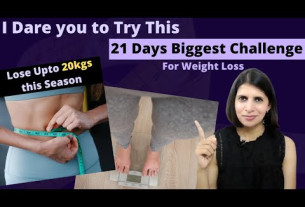 21 Days Weight Loss Challenge for August 2023 | I Dare you to Try This | Lose 20kg | Get Flat Belly