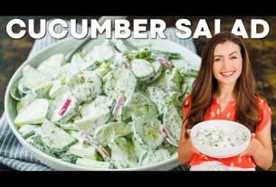 Creamy Cucumber healthy food Ideas 👍 Salad Recipe | Easy and Delicious!