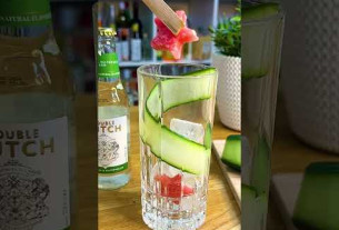 Watermelon & Cucumber Gin Cocktail Recipe