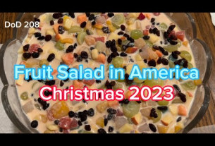 Fruit Salad in America for Christmas 2023