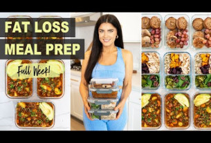 MEAL PREP FOR THE WEEK | super delicious healthy meals for weight loss + grocery list