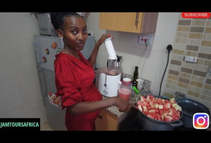 My Kenyan Wife Secret Recipe for the Best Watermelon and Cantaloupe Juice Ever!