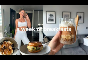 A WEEK OF BREAKFASTS | quick and healthy recipes