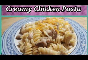 Creamy Chicken Pasta #food #cooking #recipe #chicken #pasta #kitchen #powerbank #comfortfood