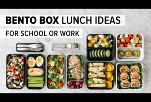 BENTO BOX LUNCH IDEAS | for work or back to school + healthy meal prep recipes