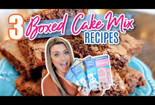 3 GENIUS Recipes That will UPGRADE Boxed Cake Mix! | 🍰 THIS ONE BLEW MY MIND!!