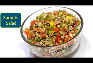 Sprouts Salad Recipe | Diet Recipe | Moong Sprouts Salad | Healthy Recipe | kabitaslifestyle