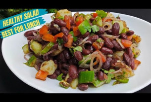 Healthy Salad Recipe| Red Beans Salad Recipe Pakistani | Protein Salad Recipe veg | Kidney Bean