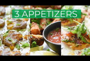 3 PLANTBASED APPETIZER RECIPES TO MAKE TODAY!