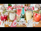 2022 HOLIDAY COCKTAIL RECIPES // COOK WITH ME // CHRISTMAS COCKTAILS // CHARLOTTE GROVE FARMHOUSE