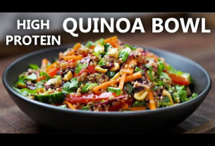 WHOLESOME QUINOA NOURISH BOWL with Asian Dressing | High Protein Vegetarian and Vegan Meal Ideas