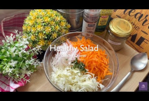 🤯RECIPE : Weight Loss Support HEALTHY Salad for Lunch or Dinner | AA Couple 👩‍❤️‍👨