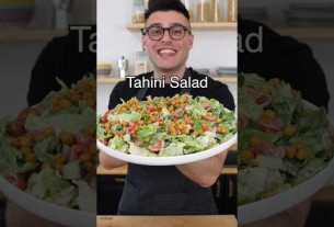 Tahini Salad with Crunchy Chickpeas