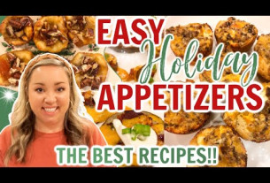 HOLIDAY APPETIZERS | EASY APPETIZER RECIPES | BEST PARTY FOOD | COOK WITH ME | JESSICA O'DONOHUE