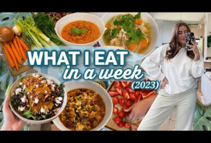 WEEK OF EASY DINNERS! *realistic* healthy meal ideas for winter! | morgan yates